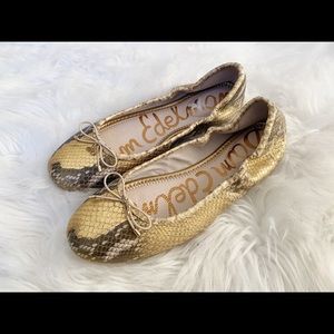 SOLD❤️Sam Edelman Felicia Snake Print Ballet Flats